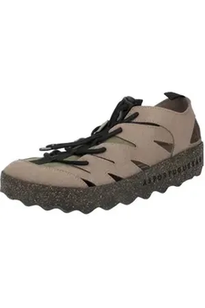 Asportuguesas Halbschuhe Leder Schnürschuh braun 43 EU