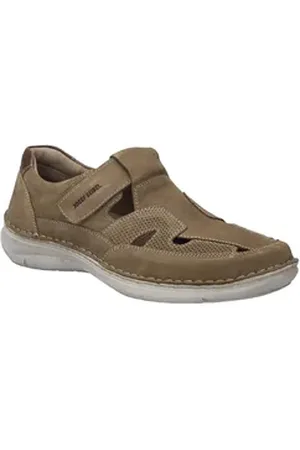 Josef Seibel New Anvers 81 Klettschuh, Bäckersandale, Komfortschuh, Halbschuh in Weite K (sehr weit) braun 49 EU