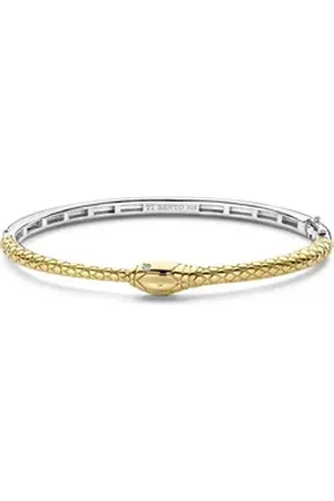 Ti Sento Milano Armreif Damen-Armreif 925er Silber, klassisch gelb|goldfarben