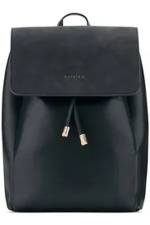 Expatrié Rucksack ESTELLE Rucksack Damen, Tagesrucksack, Viele Fächer, Wasserabweisend braun|schwarz