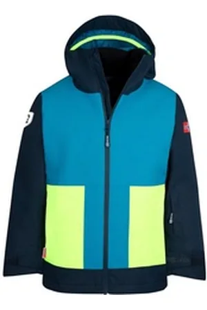TROLLKIDS Skijacke Rauland Wasserdicht Atmungsaktiv blau|grün 104