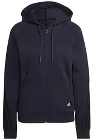 adidas Performance Trainingsjacke Damen Kapuzenjacke Future Icons 3S Hooded Tracktop blau S