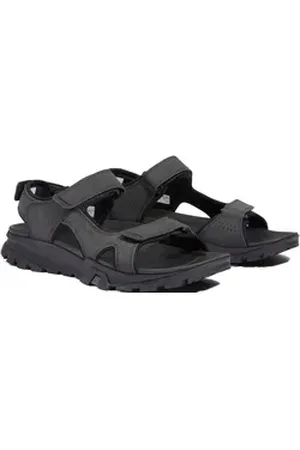 Timberland Lincoln Peak 2 STRAP SANDAL Sandale mit Klettverschluss schwarz 44 EU