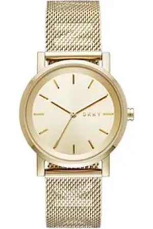 DKNY Quarzuhr Edelstahl goldfarben