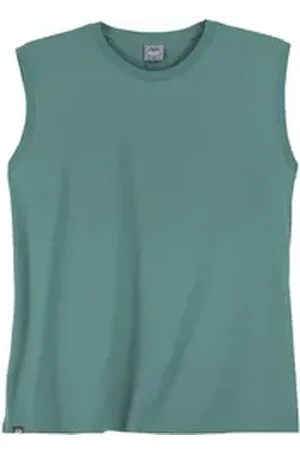 Ahorn Muscleshirt Übergrößen Tanktop dunkelmint grau|grün 5XL