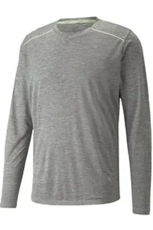 PUMA Lauftop Sweatshirt Running Langarm-Shirts Herren default grau S