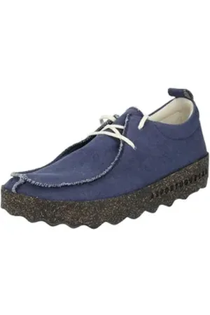 Asportuguesas Halbschuhe Baumwolle Schnürschuh blau 46 EU