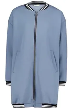AMBER & JUNE Jerseymantel blau 40
