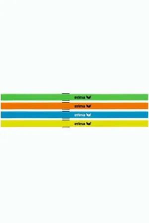 Erima Haarband Haarbänder 4er Set blau|gelb|grün|orange