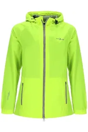Blue Wave Funktionsjacke Damen Outdoor-Jacke Fabienne - Regenjacke Wander- und Fahrradjacke gelb 52