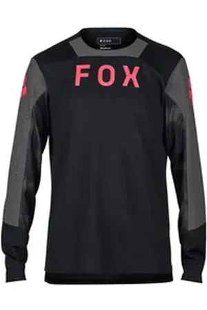 Fox Racing Radtrikot Defend Long Sleeve Jersey Taunt - Black schwarz XL