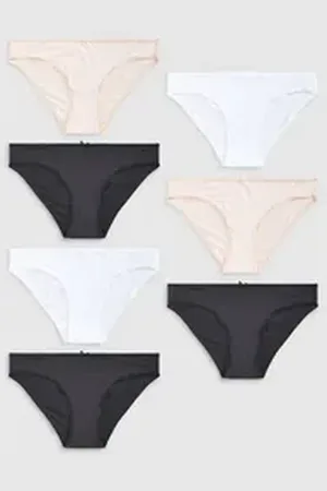 Next Bikinislip Slips aus Mikrofasern im 7er-Pack (7-St) schwarz 52 (GB: 24)