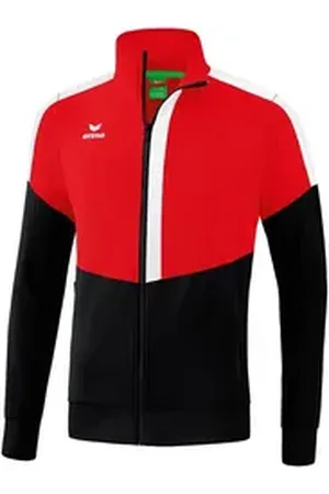 Erima Sweatjacke Squad Trainingsjacke Kids Trainingsjacken Polyester rot|schwarz 128