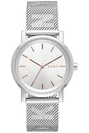 DKNY Quarzuhr Edelstahl silberfarben