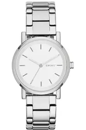 DKNY Quarzuhr Edelstahl silberfarben