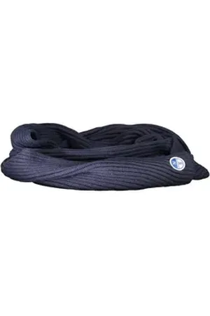 North Sails Modeschal, Eleganter blauer Herrenschal mit Logo-Applikation, 30x190 cm
