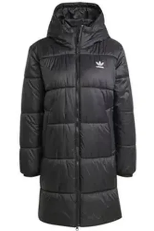 adidas Originals Steppjacke Damen Steppjacke mit Kapuze Regular Fit (1-St) schwarz M