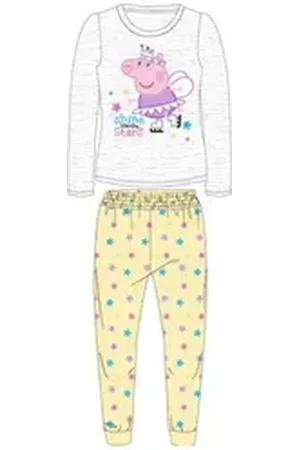Peppa Pig Pyjama Pyjama für Mädchen , "shine like the Stars", Gr. 92-116 (Set, 2 tlg) grau 116
