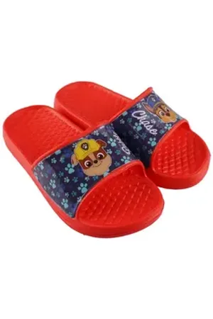 Paw Patrol Chase Rubble Kinder Sandalen in Rot Sandale Gr. 25 bis 32 31-32 EU