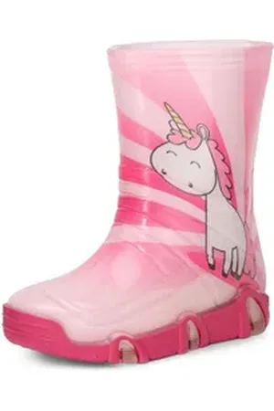 Ladeheid Kinder Regenschuhe SwkBW2020 Gummistiefel bunt|rosa 27-28 EU