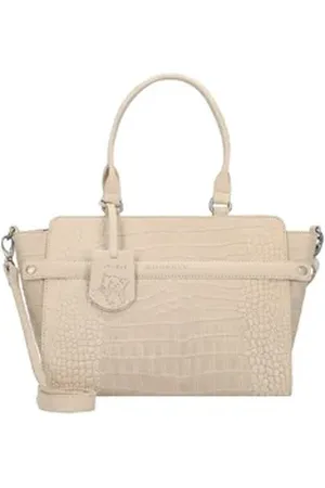 Burkely Shopper Casual Cayla, Leder weiß