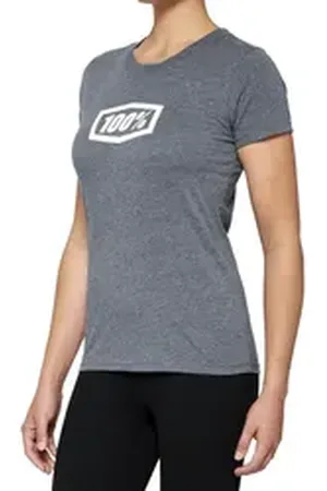 100% T-Shirt Icon Womens T-Shirt - Heather Grey (1-tlg) grau L