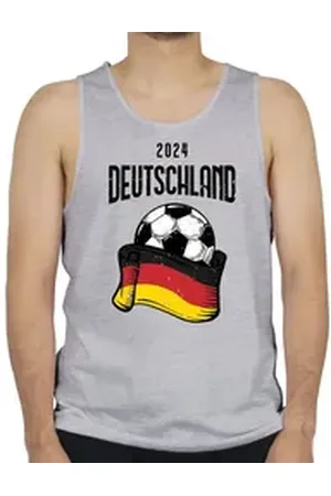 Shirtracer Tanktop Germany 2024 Deutschland 2024 Fussball EM Fanartikel grau 3XL