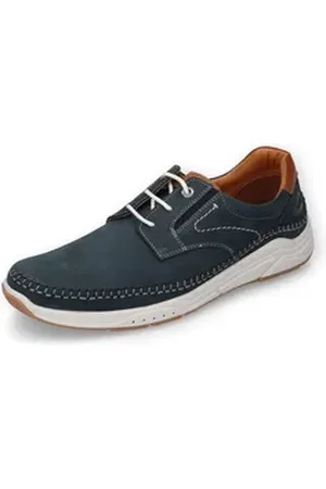 Camel Active Schnürschuh, Mokassin, Freizeitschuh, Trachtenschuh mit Lederfutter blau 43 EU