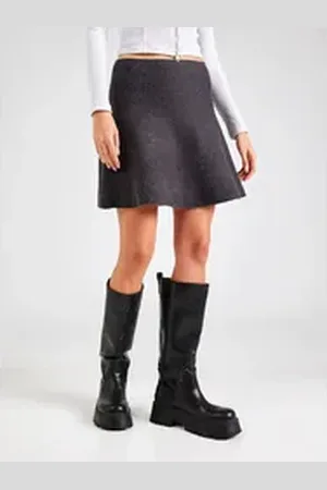TOM TAILOR Denim Minirock (1-tlg) Plain/ohne Details schwarz L