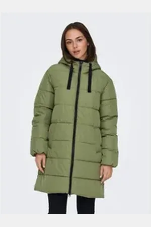 ONLY Steppmantel ONLCLAIR PUFFER HOOD COAT OTW CC grün XL (42)