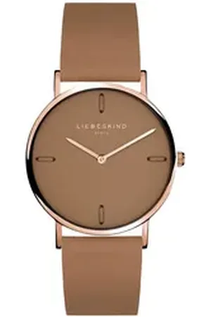 liebeskind Quarzuhr Echtleder braun