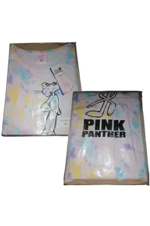 THE PINK PANTHER T-Shirt Mädchen T-Shirt, Rosa oder Farbklecks, Gr. 134–164 bunt 140