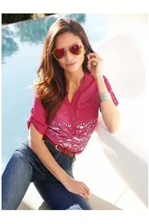 Alessa W Witt T-Shirt Blusenshirt rot 48