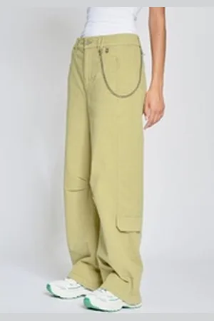 Gang Cargohose 94TESSA grün 27
