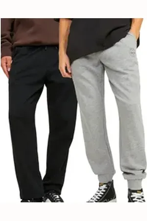 JACK & JONES Jogginghose basic Sweat Pants im Doppelpack grau L