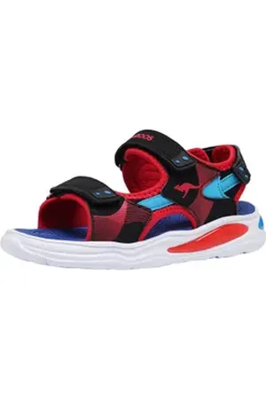 KangaROOS K-SLS Ruffy Sandale mit Blinkfunktion schwarz 34 EU