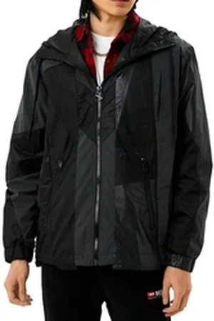 Diesel Windbreaker Patchwork Windjacke Schwarz - J-EDWARD schwarz M