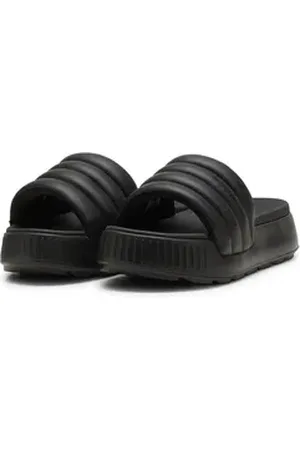 PUMA Karmen Puffy Slides Damen Sandale schwarz 37 EU