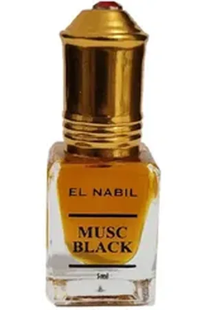 El Nabil Öl-Parfüm Musc Black Parfum Öl mit Roll-On-Applikator 5 ml