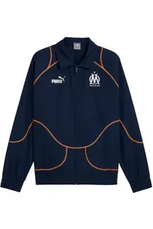 PUMA Sweatjacke Polyester blau|orange XL