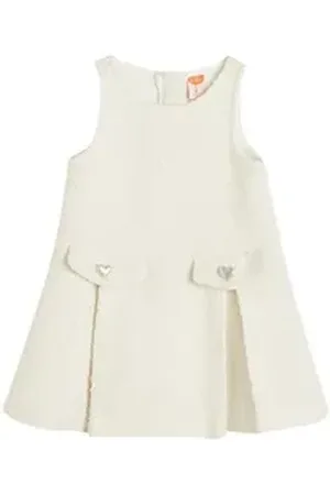 Koton A-Linien-Kleid Knielänge A Form weiß 74