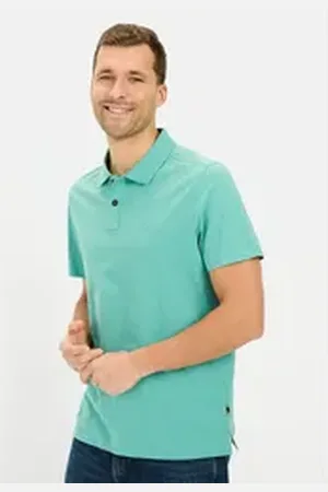 Camel Active Poloshirt aus Organic Cotton Shirts_Poloshirt grün 4XL