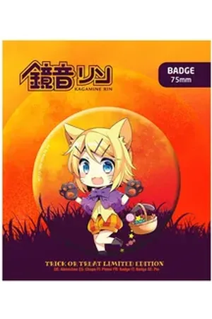 Popbuddies Actionfigur Hatsune Miku Ansteck-Button Halloween Limited Edition Kagamine Rin