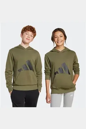 adidas Sportswear Kapuzensweatshirt J BL FT HD 280 grün 164