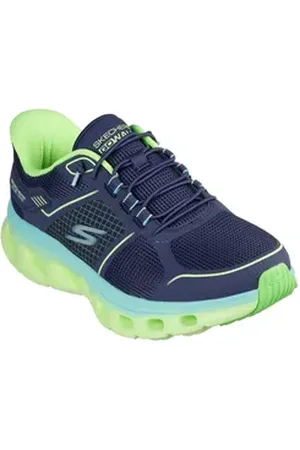 Skechers GO WALK GLIDE-STEP 2.0-ELEKTRA Slip-On Sneaker, Freizeitschuh, Sportschuh mit integrierter Slip-ins Funktion blau 40 EU