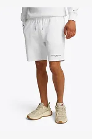 Tommy Hilfiger Sweatshorts SMALL TOMMY LOGO SWEATSHORTS weiß XXL