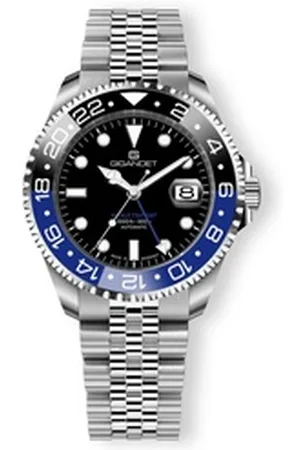 Gigandet Automatikuhr Made in Germany, Saphirglas, WORLD TRIP - G1000-008M-C, GMT, Keramik, verschraubtes Band