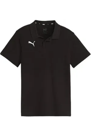 PUMA Poloshirt teamGOAL Casuals Poloshirt Kids Polos Kinder Baumwolle schwarz 116