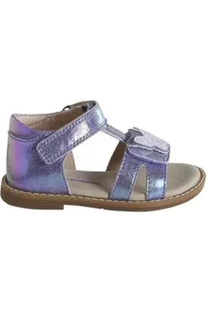 Vertbaudet Baby Klettsandalen mit Schmetterling Sandale lila 26 EU