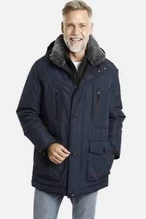 Jan Vanderstorm Funktionsjacke BOTULFR mit abnehmbarer Kapuze blau 3XL (64)